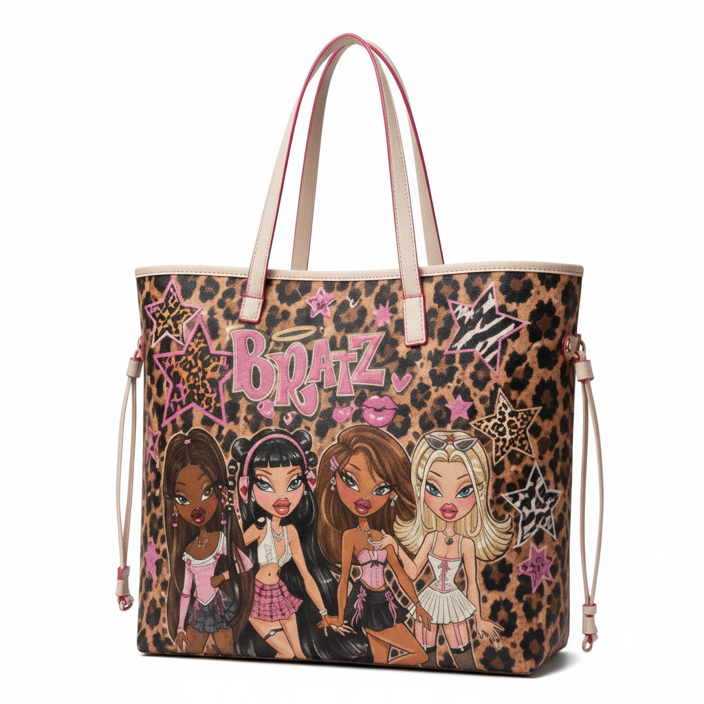 Leopard Bratz Tote Bag